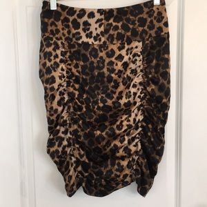 Body by Victoria Leopard Skirt
